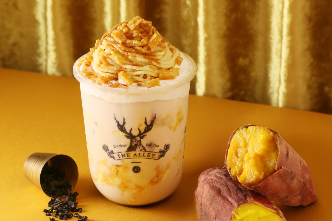 🍠さつま芋モンブランミルクティー　販売中
