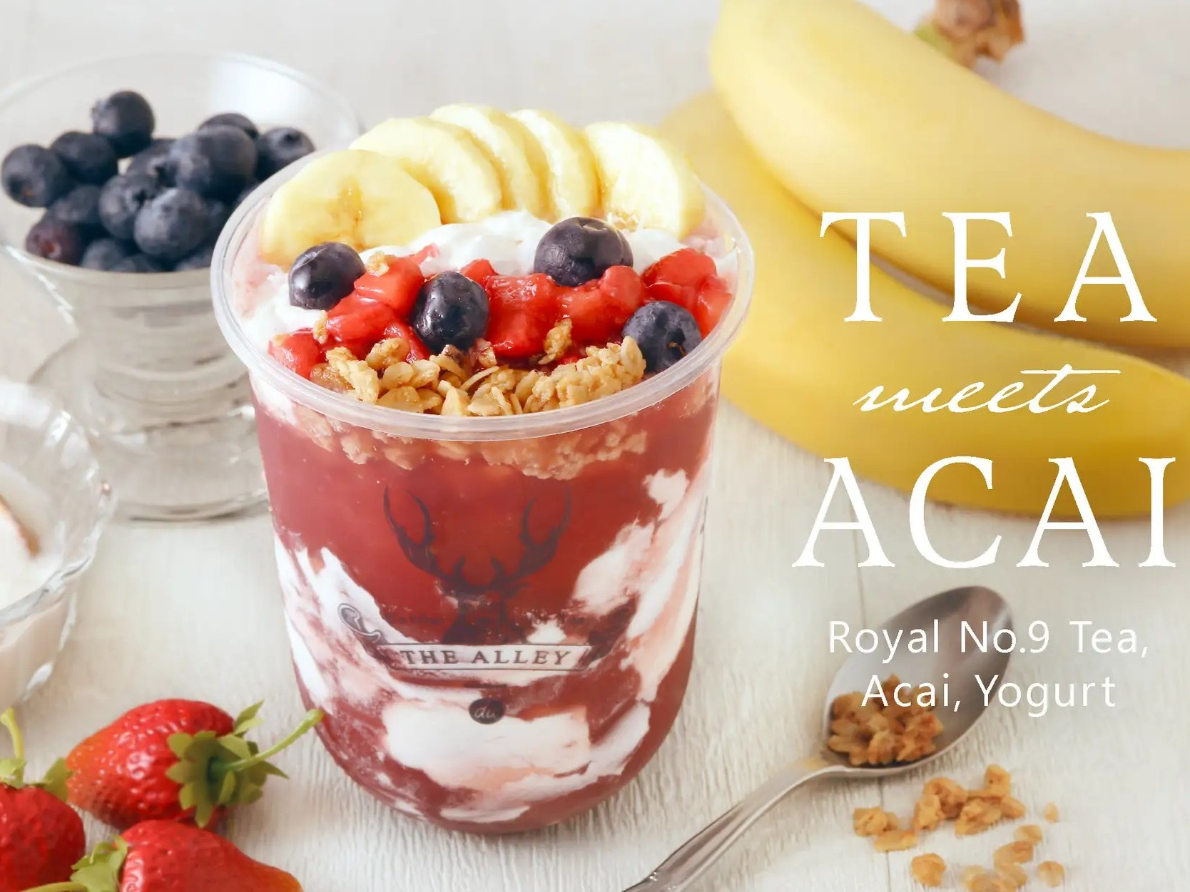 “TEA MEETS ACAI” 春は、内側から整える。THE ALLEYの「アサイーティーグルト」限定発売中！