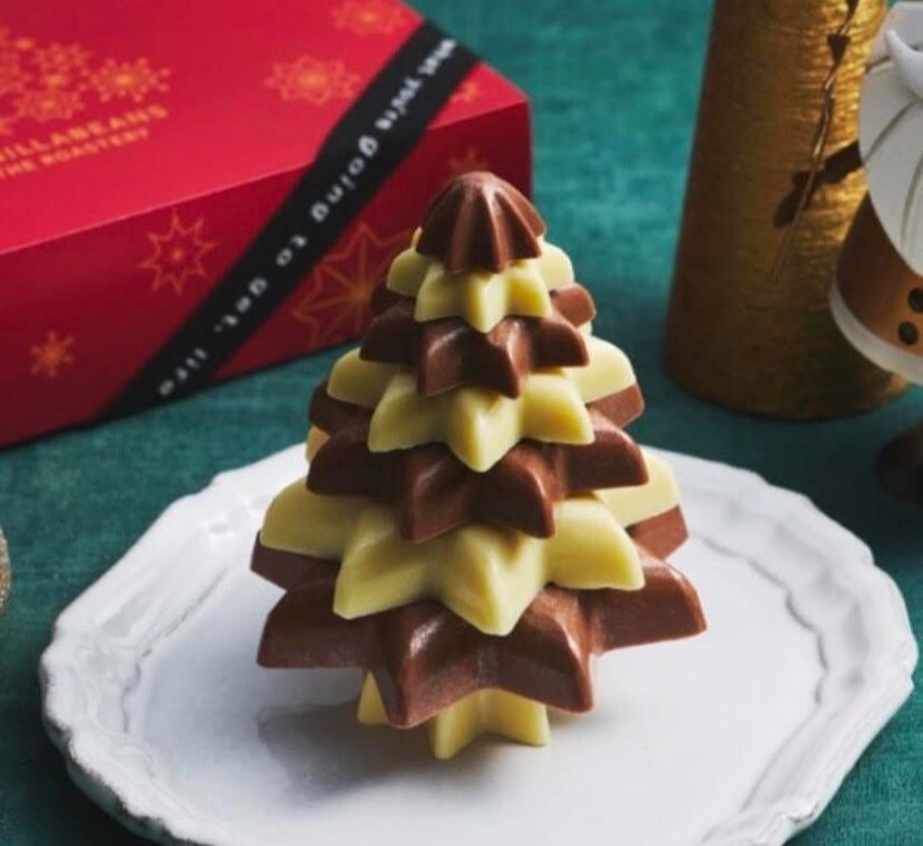 【チョコレート専門店のクリスマスツリー】