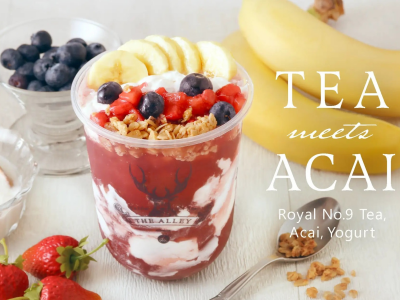 “TEA MEETS ACAI” 春は、内側から整える。THE ALLEYの「アサイーティーグルト」限定発売中！