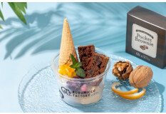 7/14～夏季限定「ポケットブラウニーと2種のアイスクリーム～ワッフルコーン添え～」販売中🍨