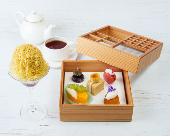 横浜ハンマーヘッド6周年限定メニュー『組子箱&ミニパフェ』